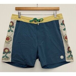 Roark The Passage Men’s 32 Boardshort Series Swim Beach Sunflower Sun No Liner